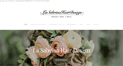 Desktop Screenshot of lasabrinahairdesign.com